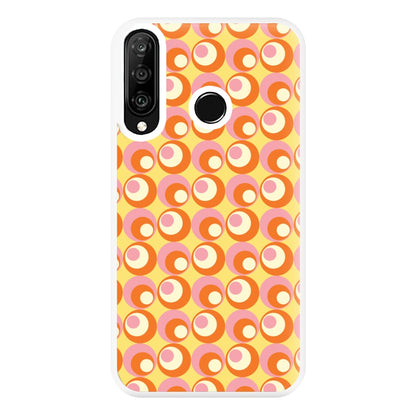 Colourful Circles Retro Pattern Phone Case for Huawei P30 Lite