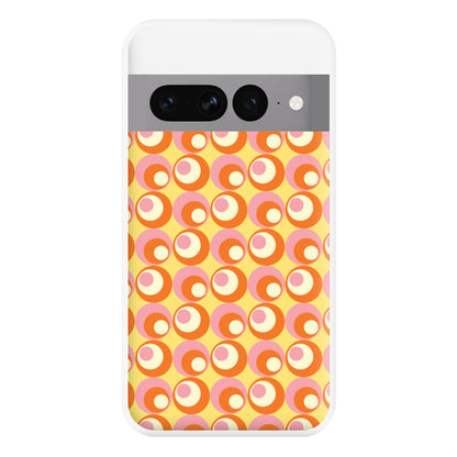 Colourful Circles Retro Pattern Phone Case for Google Pixel 7 Pro