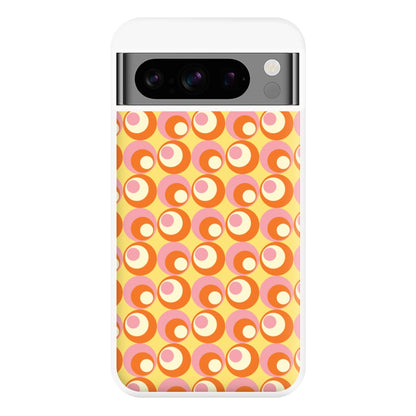 Colourful Circles Retro Pattern Phone Case for Google Pixel 8 Pro