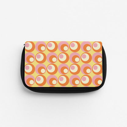 Colourful Circles Retro Pattern Pencil Case
