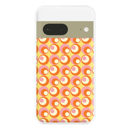 Colourful Circles Retro Pattern Phone Case for Google Pixel 7a
