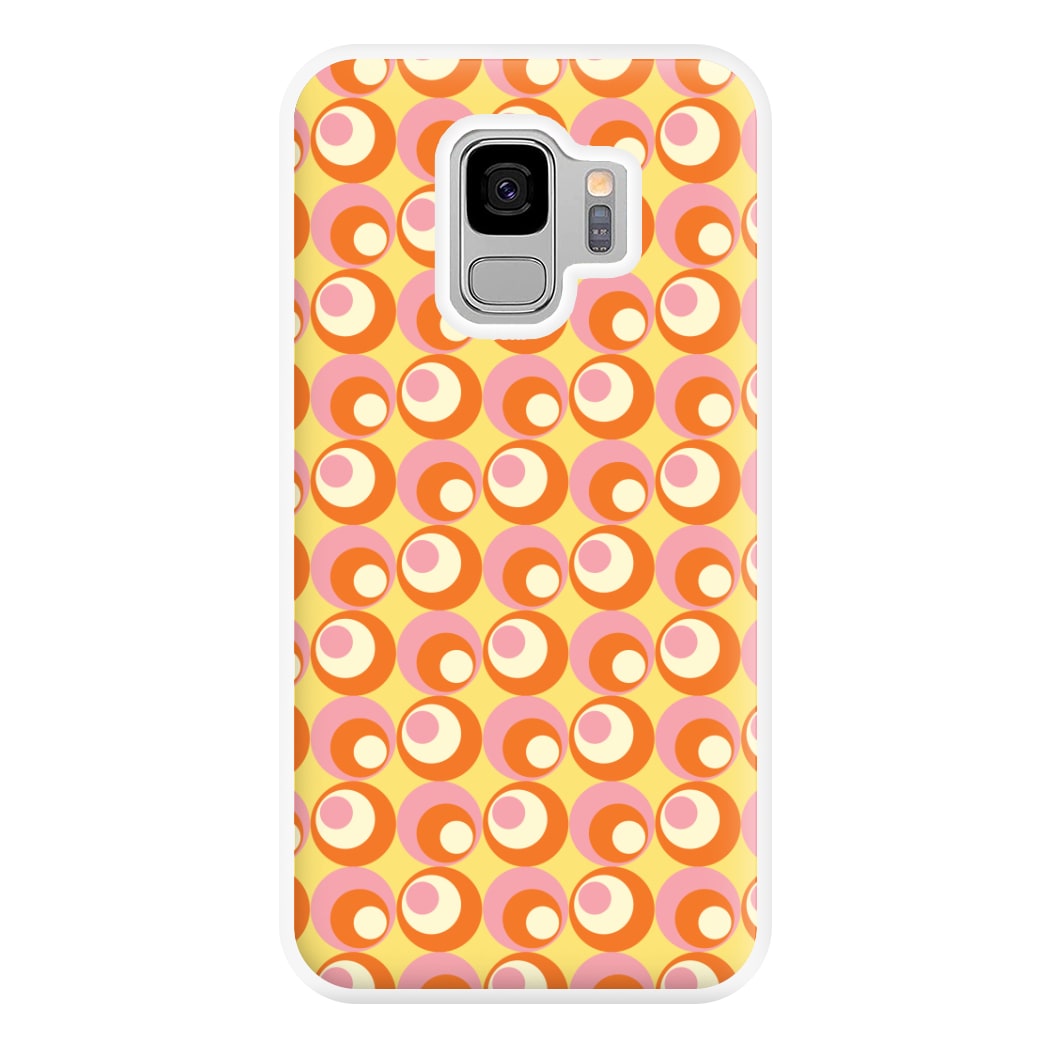 Colourful Circles Retro Pattern Phone Case for Galaxy S9 Plus