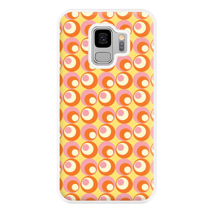 Colourful Circles Retro Pattern Phone Case for Galaxy S9 Plus