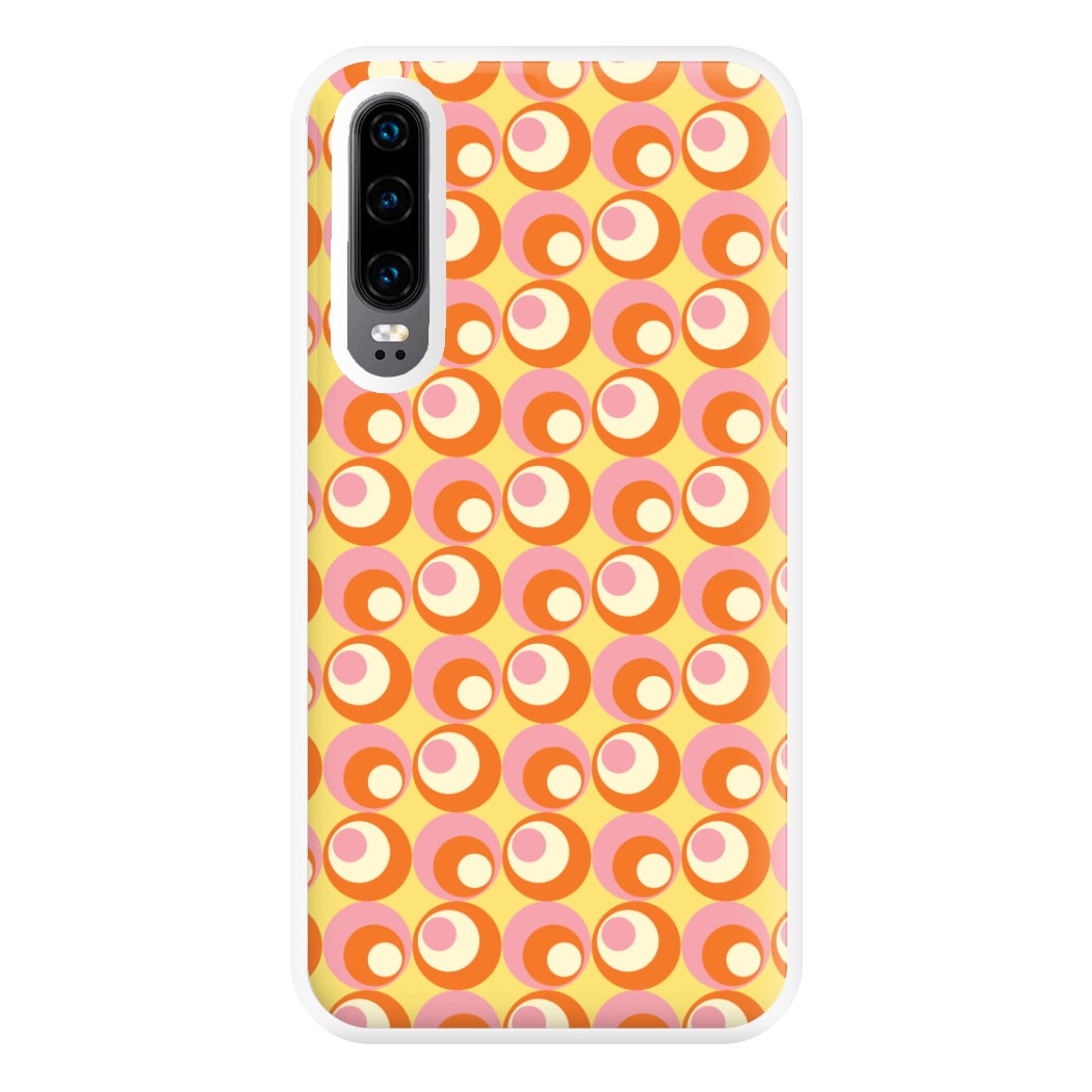 Colourful Circles Retro Pattern Phone Case for Huawei P30