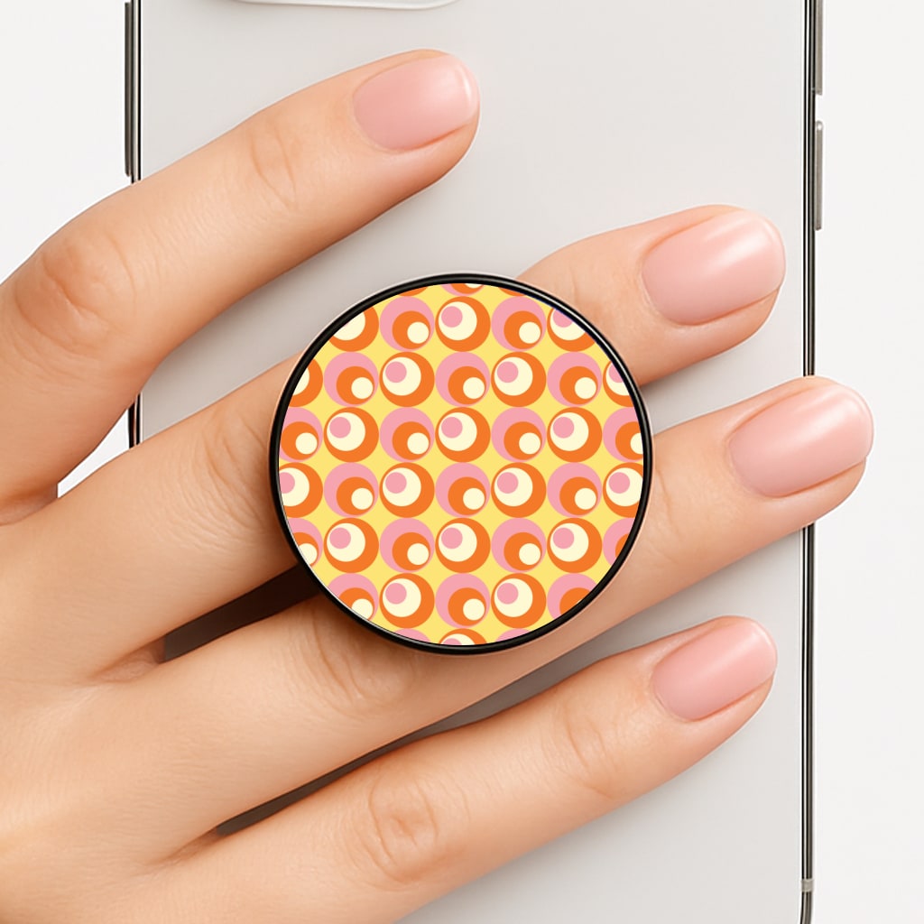 Colourful Circles Retro Pattern FunGrip