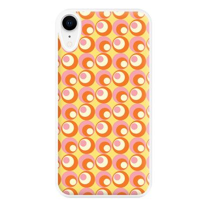 Colourful Circles Retro Pattern Phone Case for iPhone XR