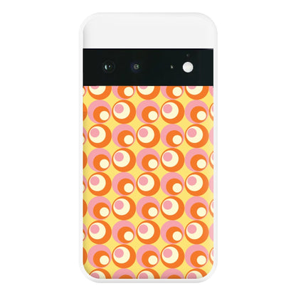 Colourful Circles Retro Pattern Phone Case for Google Pixel 6a