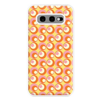 Colourful Circles Retro Pattern Phone Case for Galaxy S10e