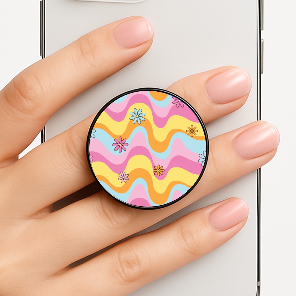 Summer Waves Retro Pattern FunGrip
