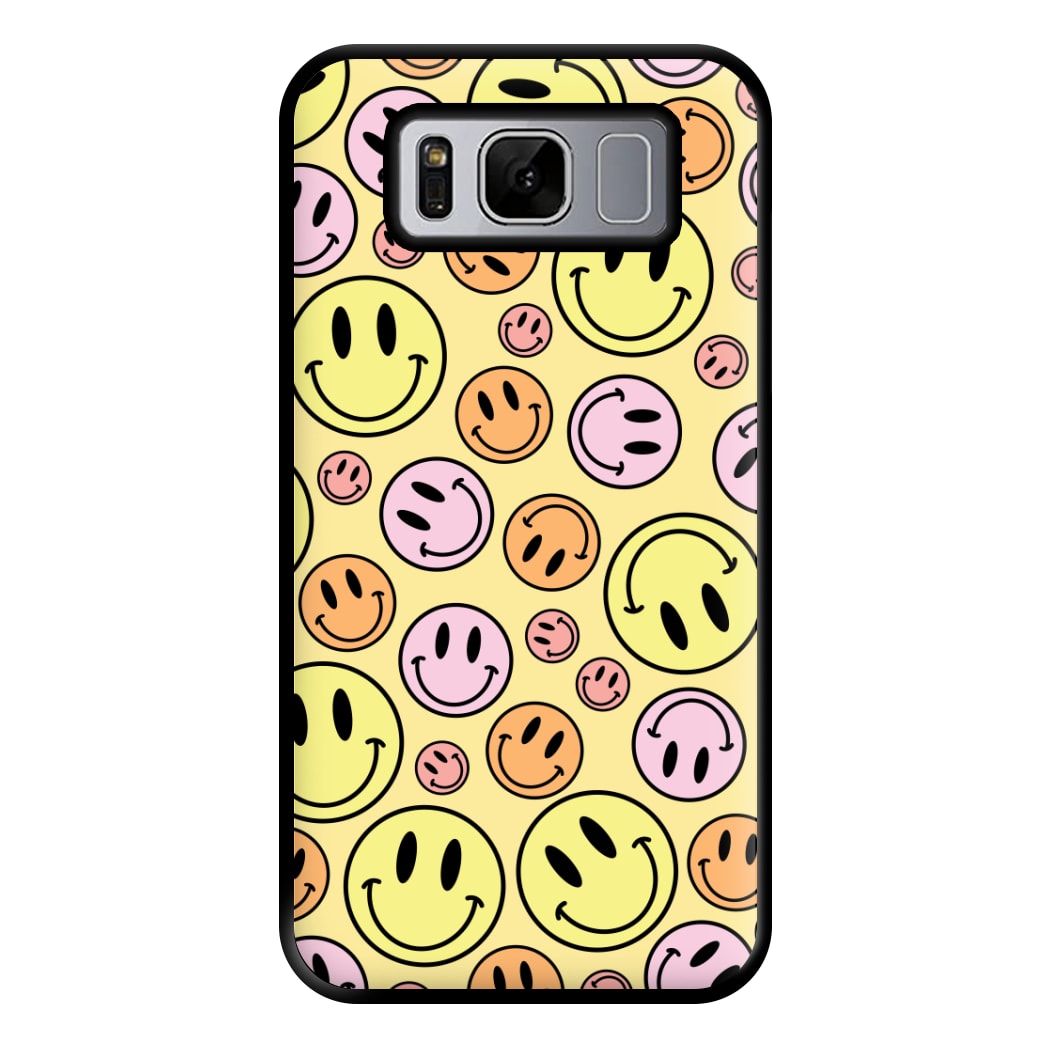 Retro Smileys Pattern Phone Case for Galaxy S8 Plus