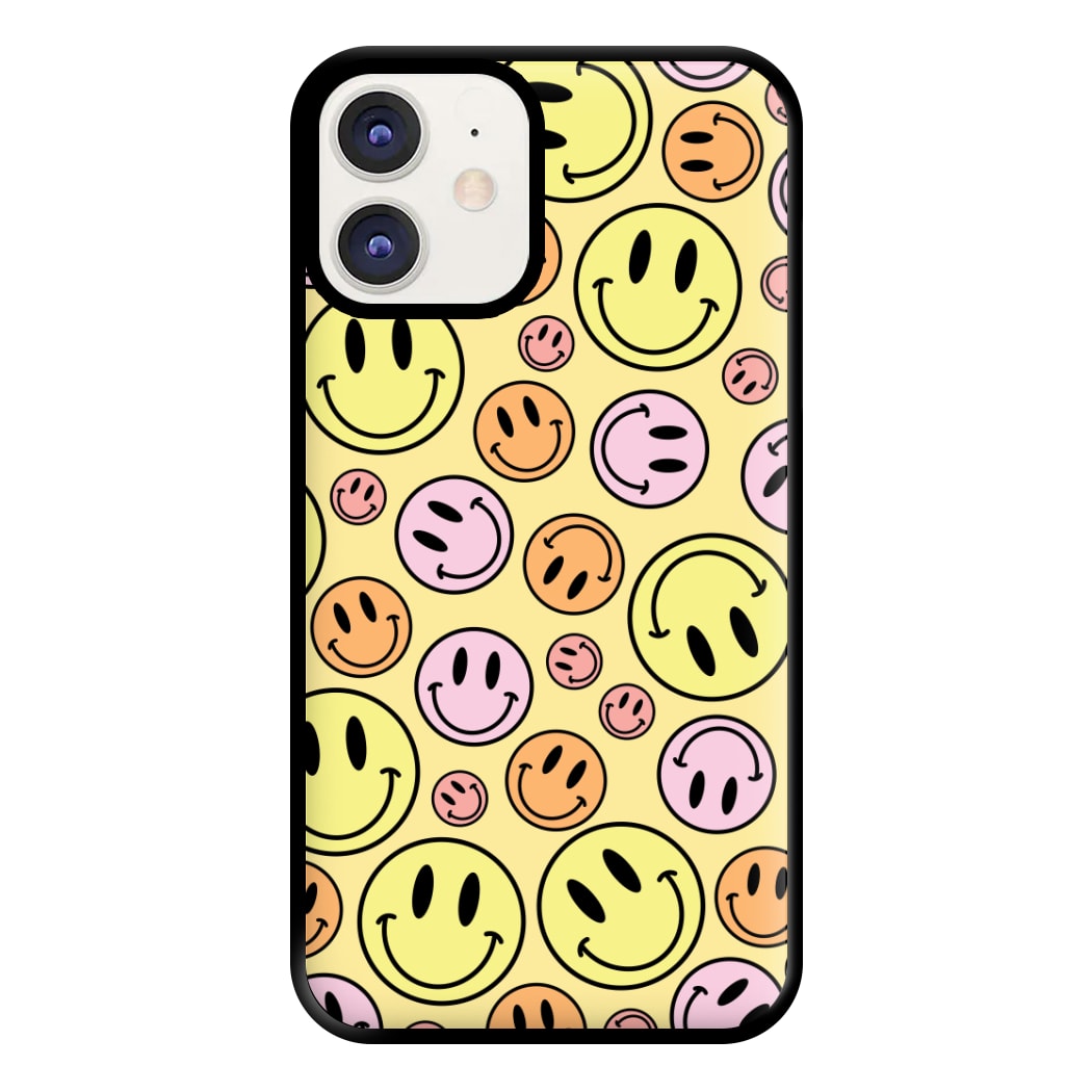 Retro Smileys Pattern Phone Case for iPhone 11