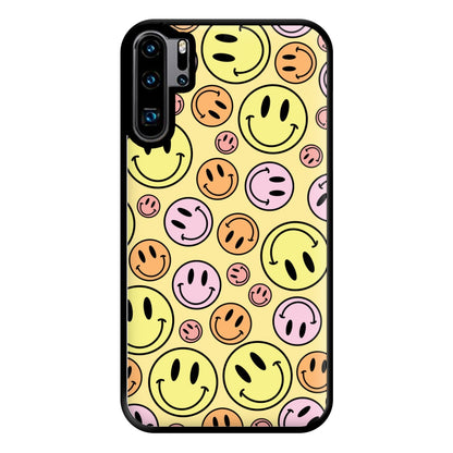 Retro Smileys Pattern Phone Case for Huawei P30 Pro