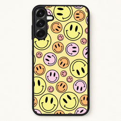 Retro Smileys Pattern Phone Case for Galaxy A57