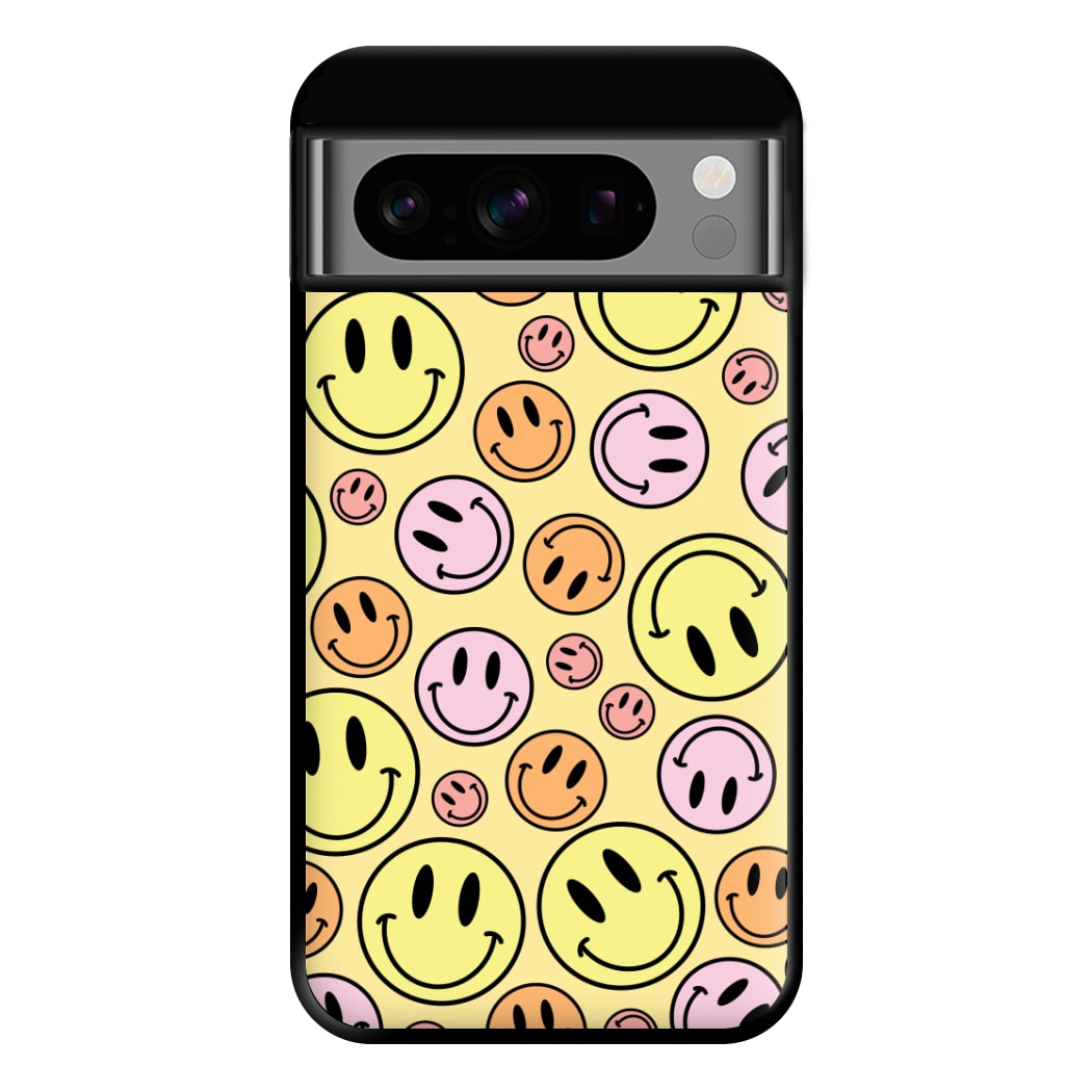 Retro Smileys Pattern Phone Case for Google Pixel 8 Pro