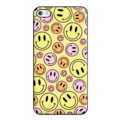 Retro Smileys Pattern Phone Case for iPhone 5 / 5s / SE 2016