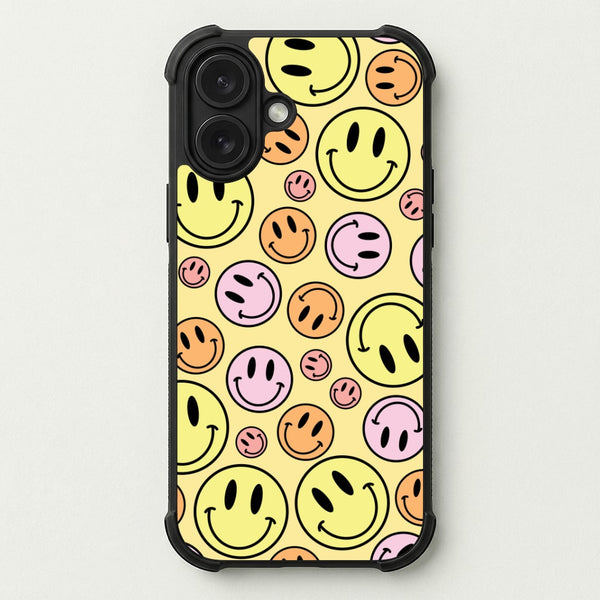 Retro Smileys Pattern Phone Case — Bumper case
