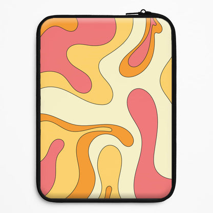 Pastel Waves Abstract Pattern Universal Laptop Sleeve