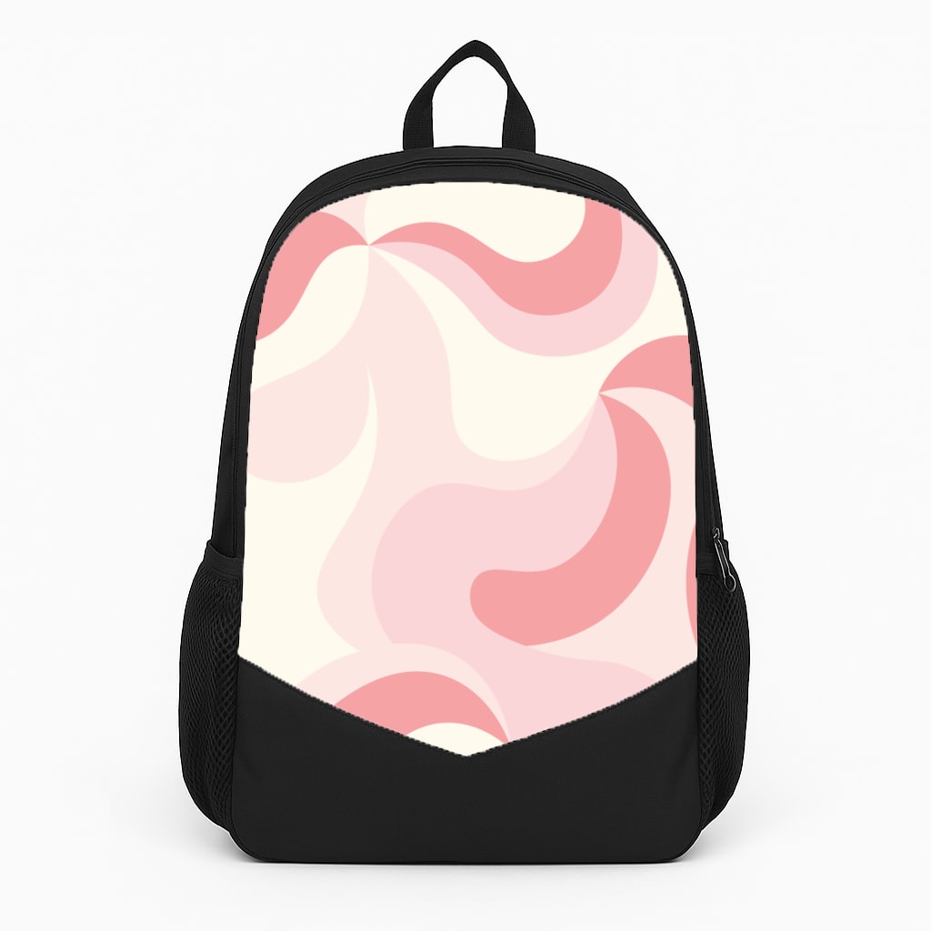 Pastel Pinks Abstract Pattern Backpack