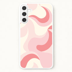 Pastel Pinks Abstract Pattern Phone Case for Galaxy A17