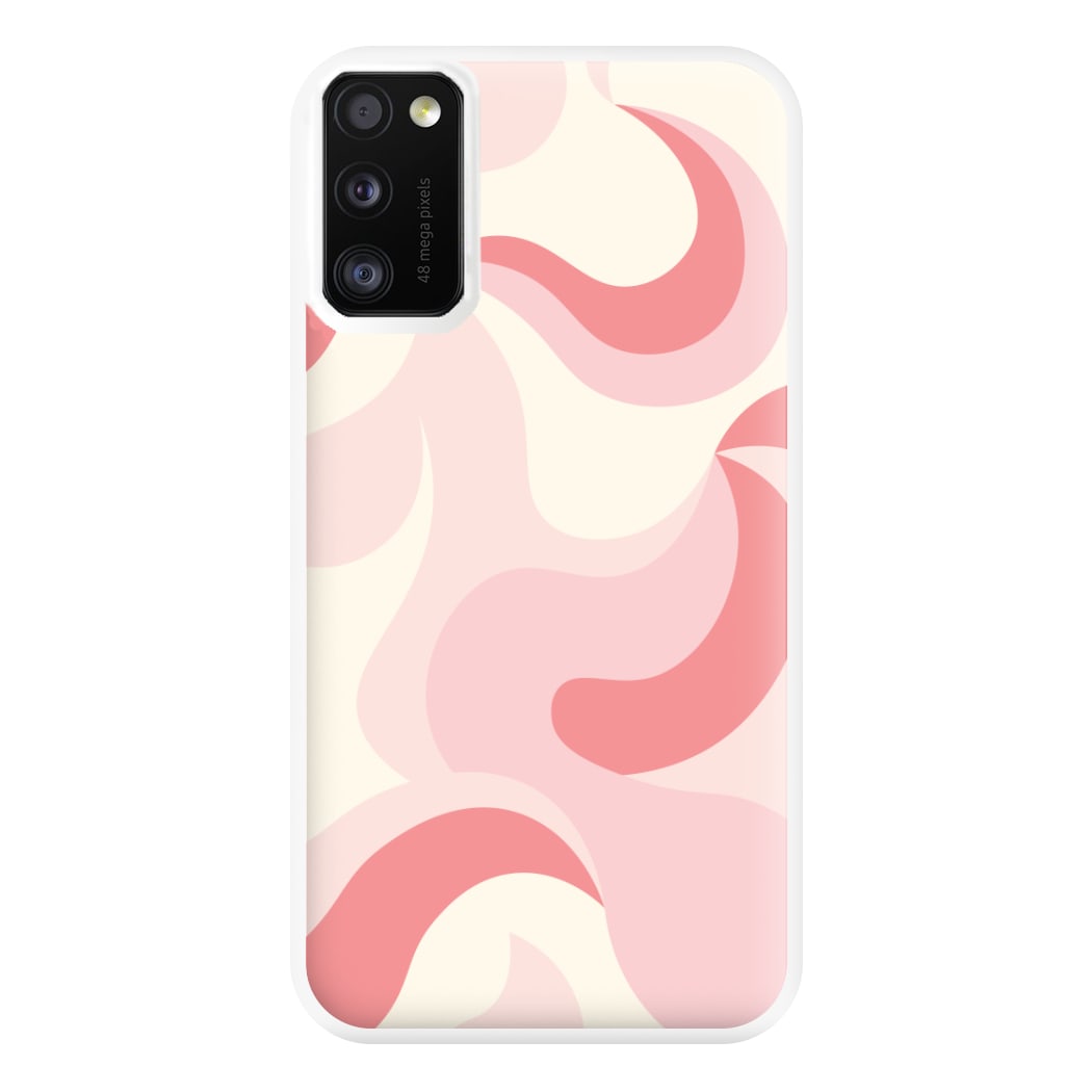 Pastel Pinks Abstract Pattern Phone Case for Galaxy A41