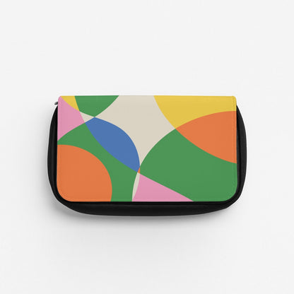 Colourful Abstract Shapes Pattern Pencil Case