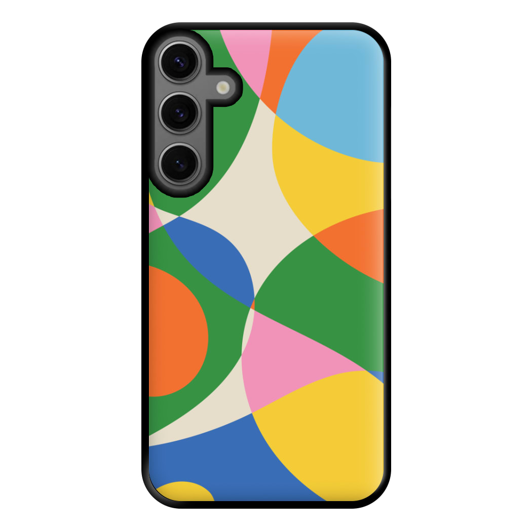 Colourful Abstract Shapes Pattern Phone Case for Galaxy S23FE