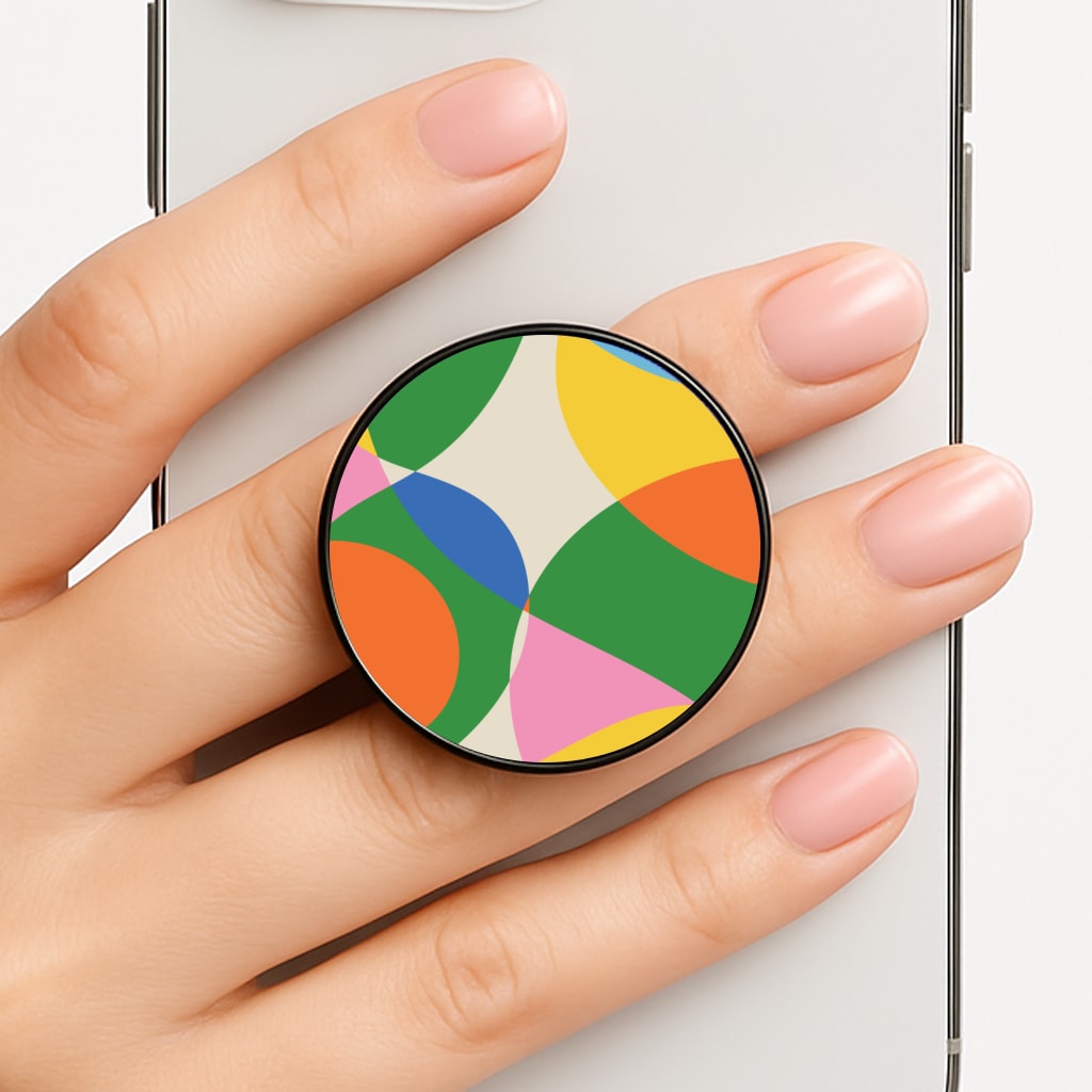 Colourful Abstract Shapes Pattern FunGrip