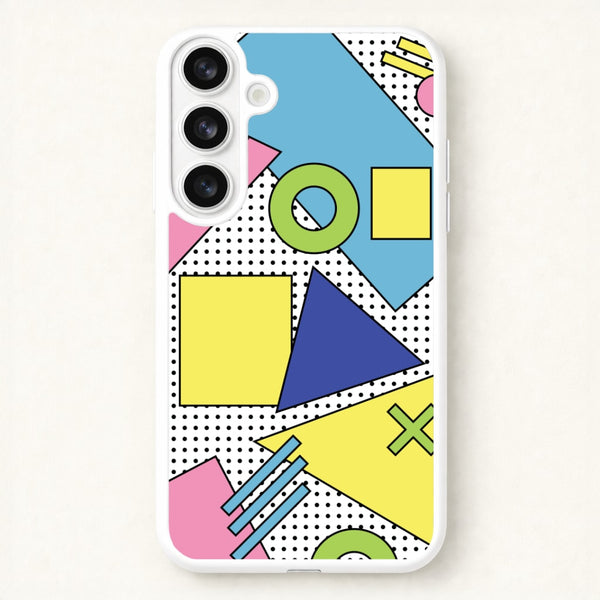 Geometric Abstract Shapes Pattern Phone Case for Galaxy S26 Plus