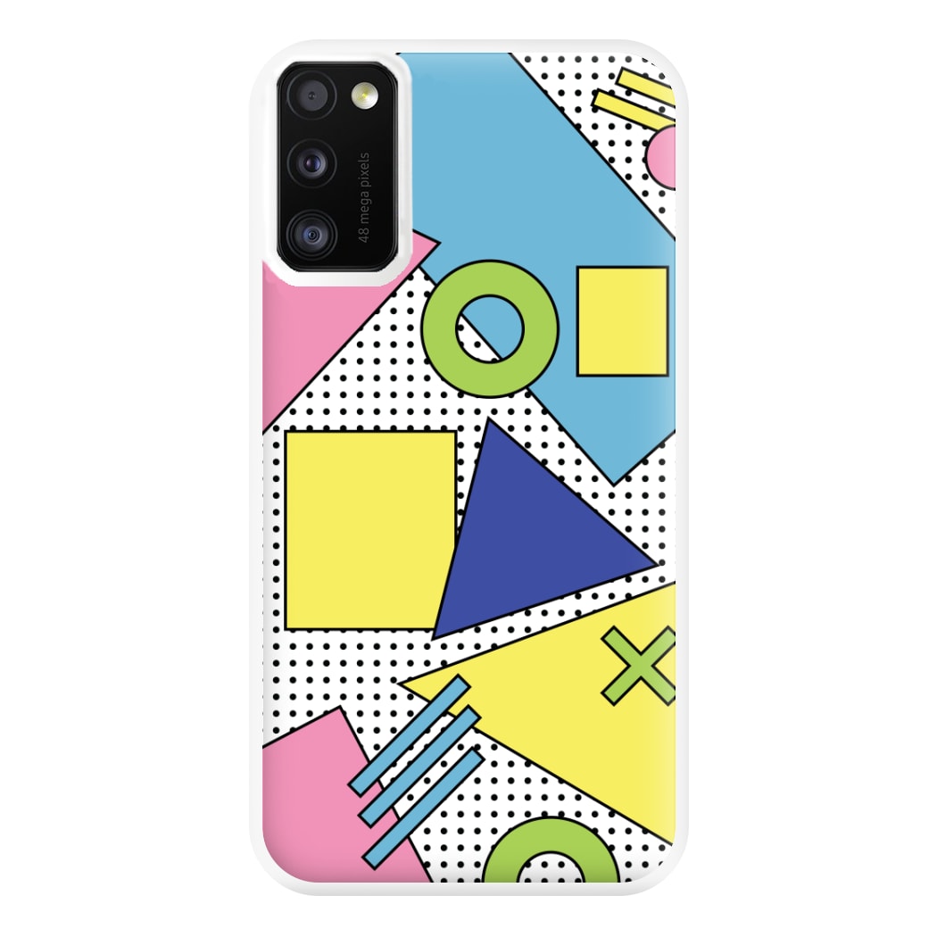 Geometric Abstract Shapes Pattern Phone Case for Galaxy A41