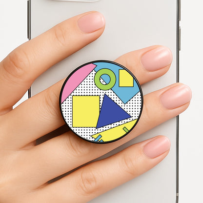 Geometric Abstract Shapes Pattern Phone Grip