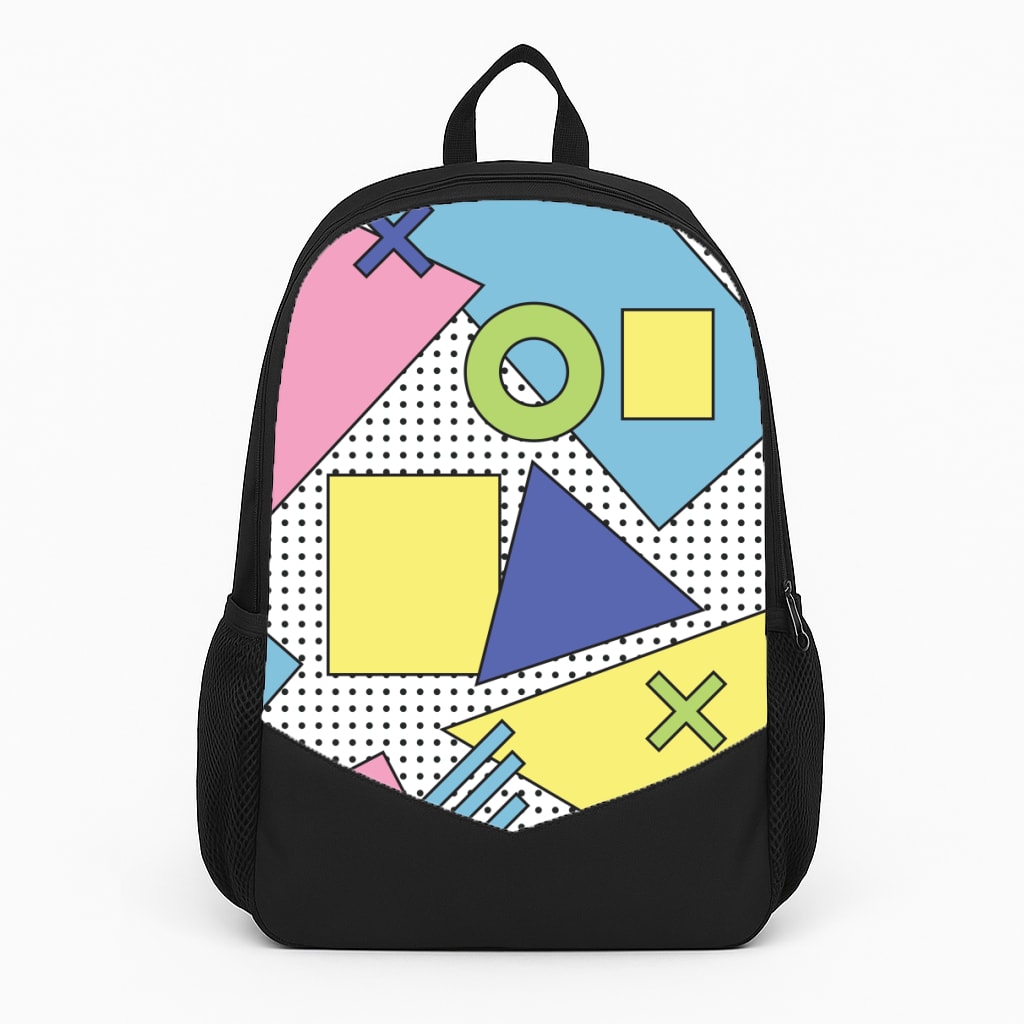Geometric Abstract Shapes Pattern Backpack