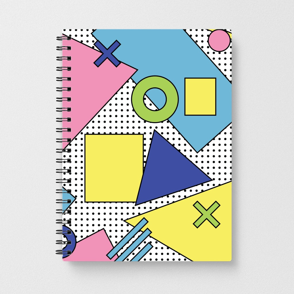 Geometric Abstract Shapes Pattern Notebook