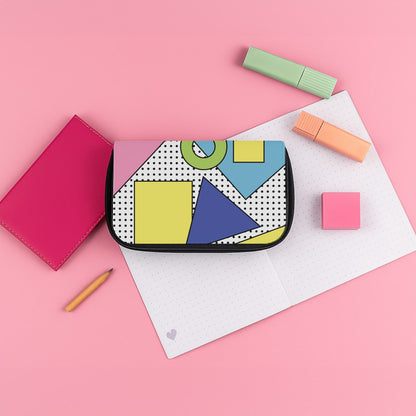 Geometric Abstract Shapes Pattern Pencil Case
