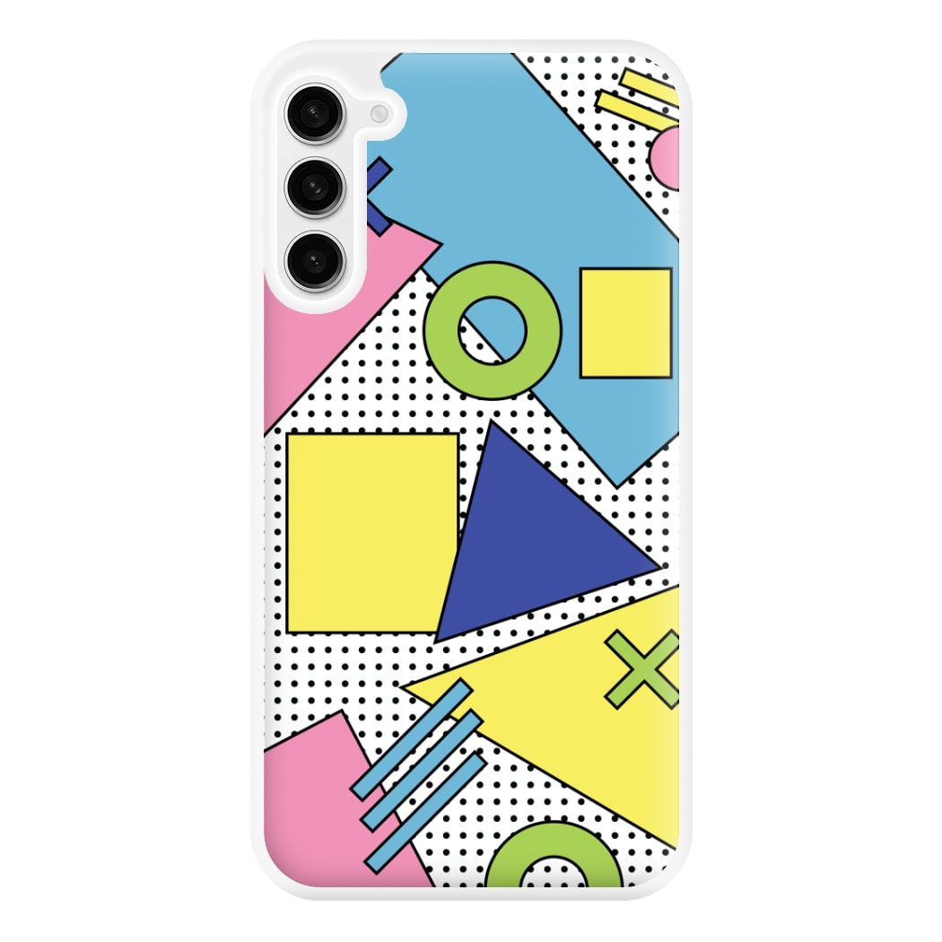Geometric Abstract Shapes Pattern Phone Case for Galaxy S23FE
