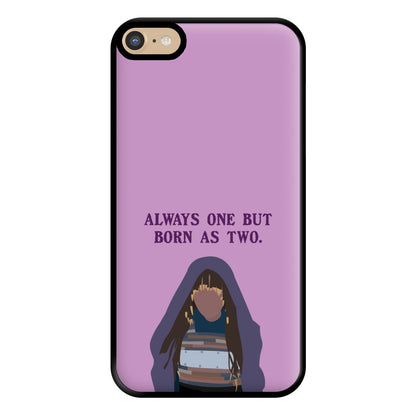 Always One But Born As Two Phone Case for iPhone 6 Plus / 7 Plus / 8 Plus