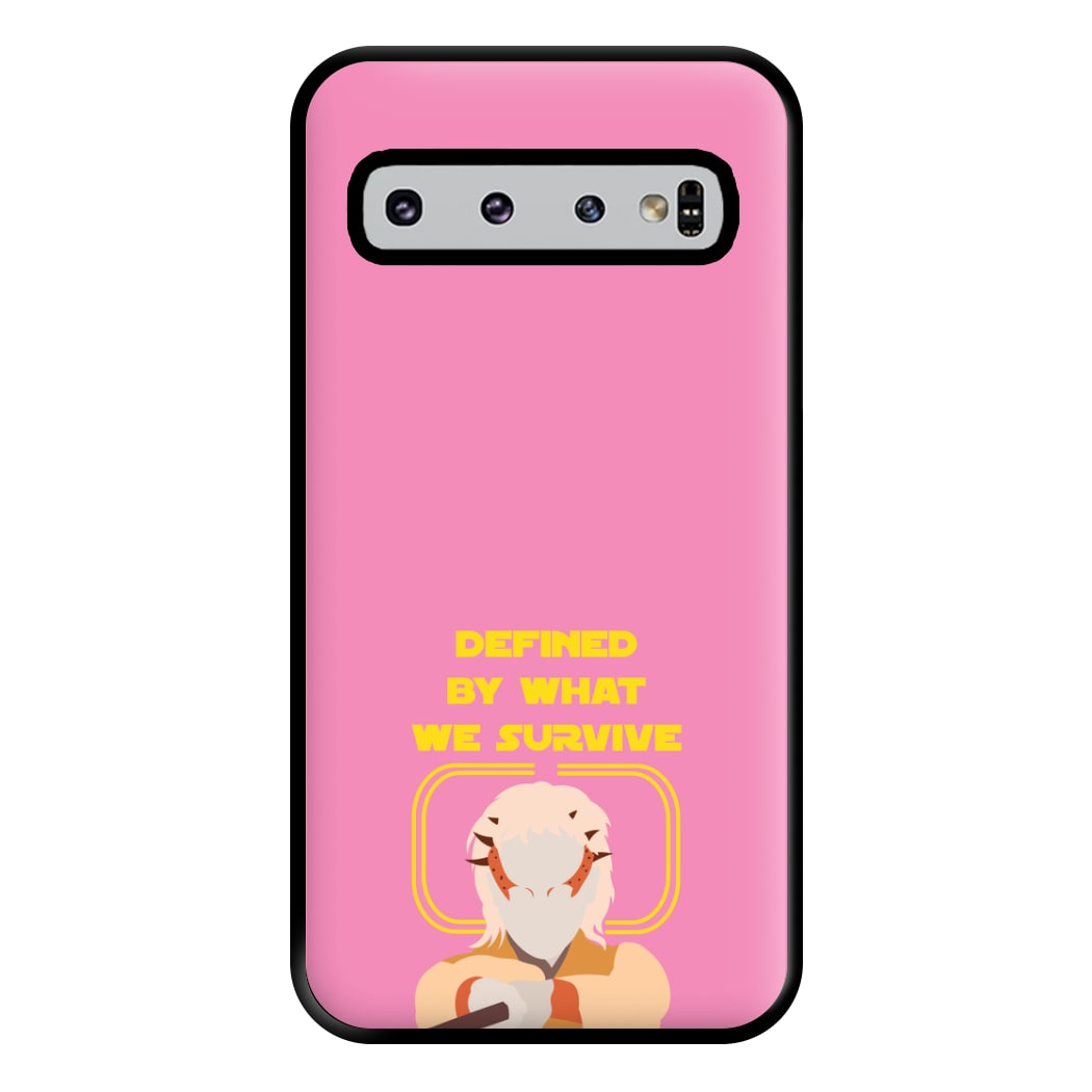 Defined By What We Survive Phone Case for Galaxy S10 Plus