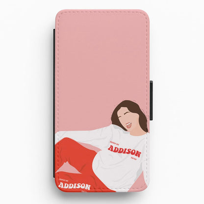 Tracksuit - Addison Rae Flip / Wallet Phone Case