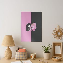 Marceline And Bubblegum Art Print