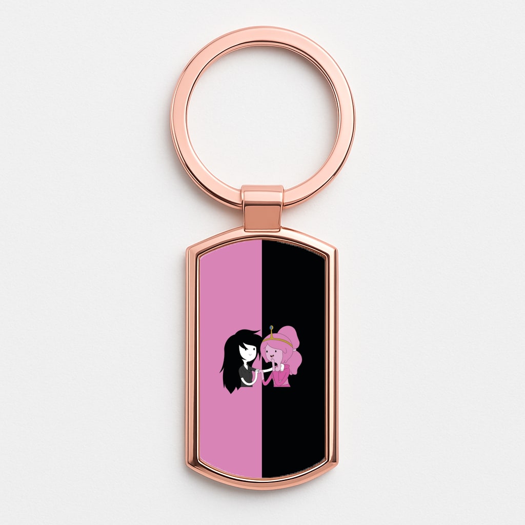 Marceline And Bubblegum Luxury Keyring