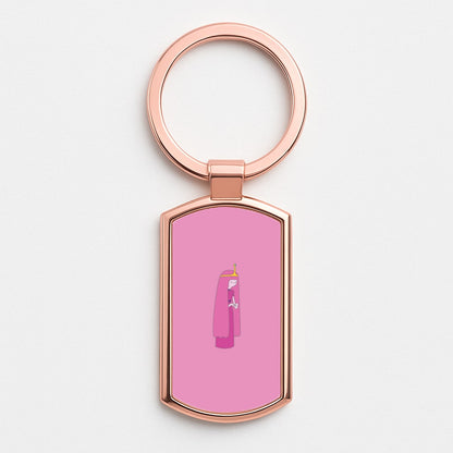 Bubblegum Rose Gold Keyring