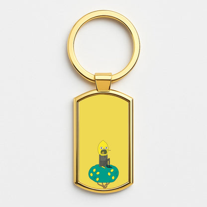 Earl Of Lemongrab Gold Keyring
