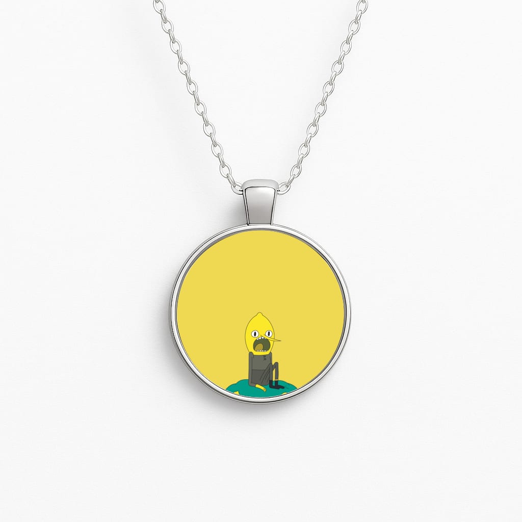 Earl Of Lemongrab Circle Necklace