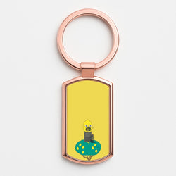 Earl Of Lemongrab Rose Gold Keyring