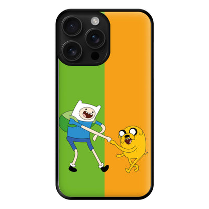 Jake The Dog And Finn The Human Phone Case for iPhone 16 Pro Max