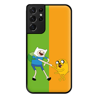 Jake The Dog And Finn The Human Phone Case for Galaxy S21 Ultra