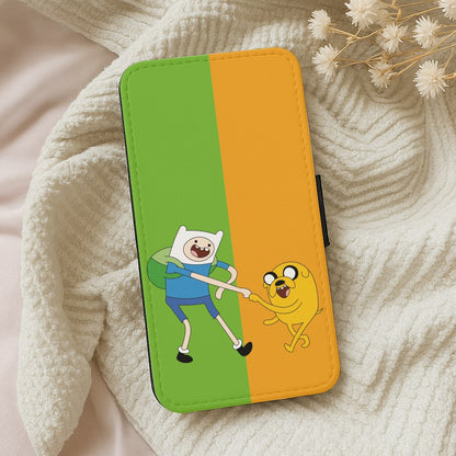 Jake The Dog And Finn The Human Wallet Phone Case