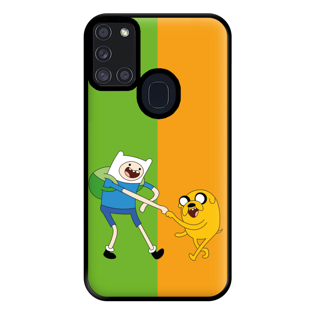 Jake The Dog And Finn The Human Phone Case for Galaxy A21s