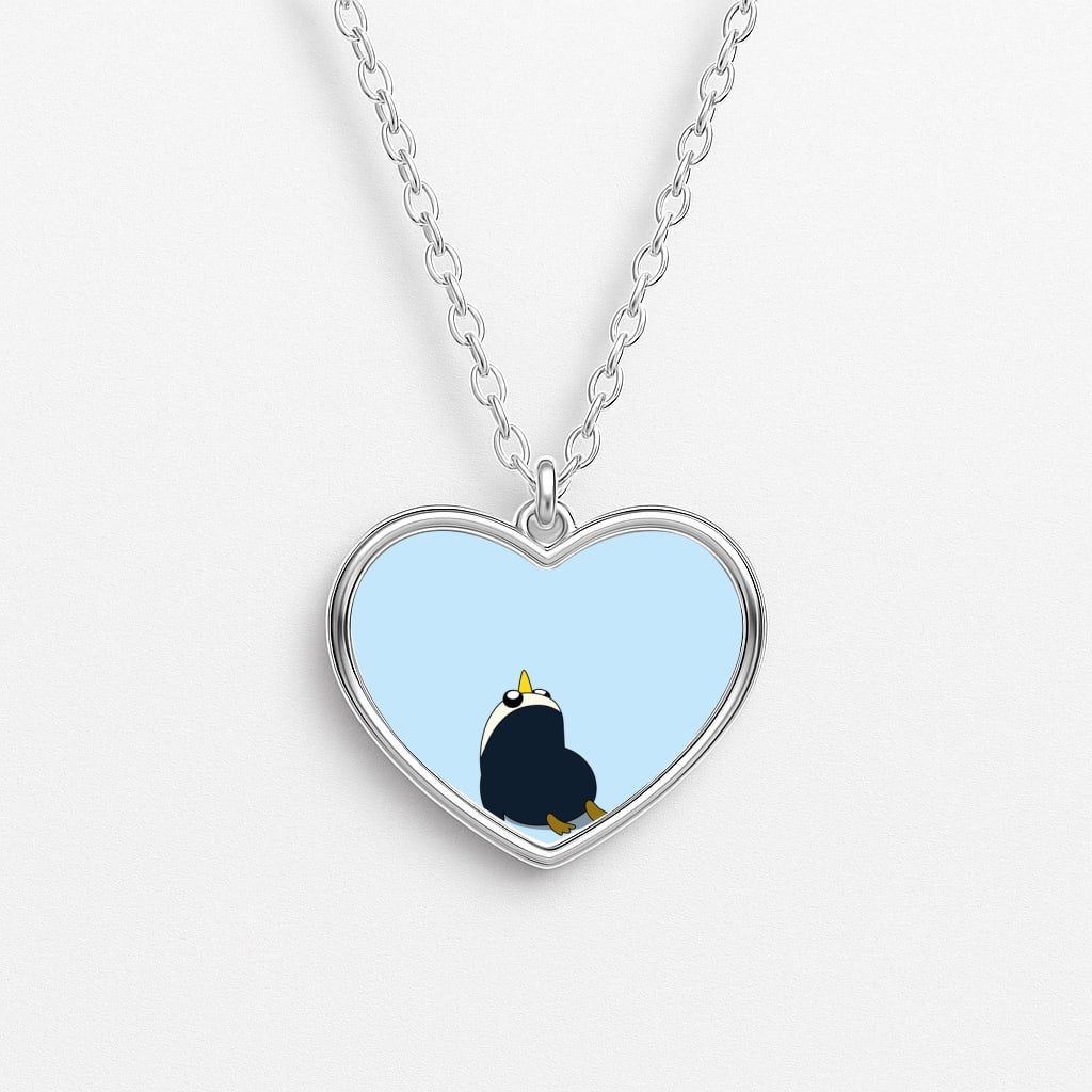 Penguins Heart Necklace