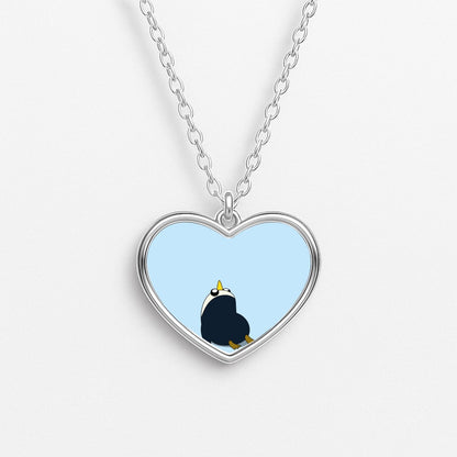 Penguins Heart Necklace