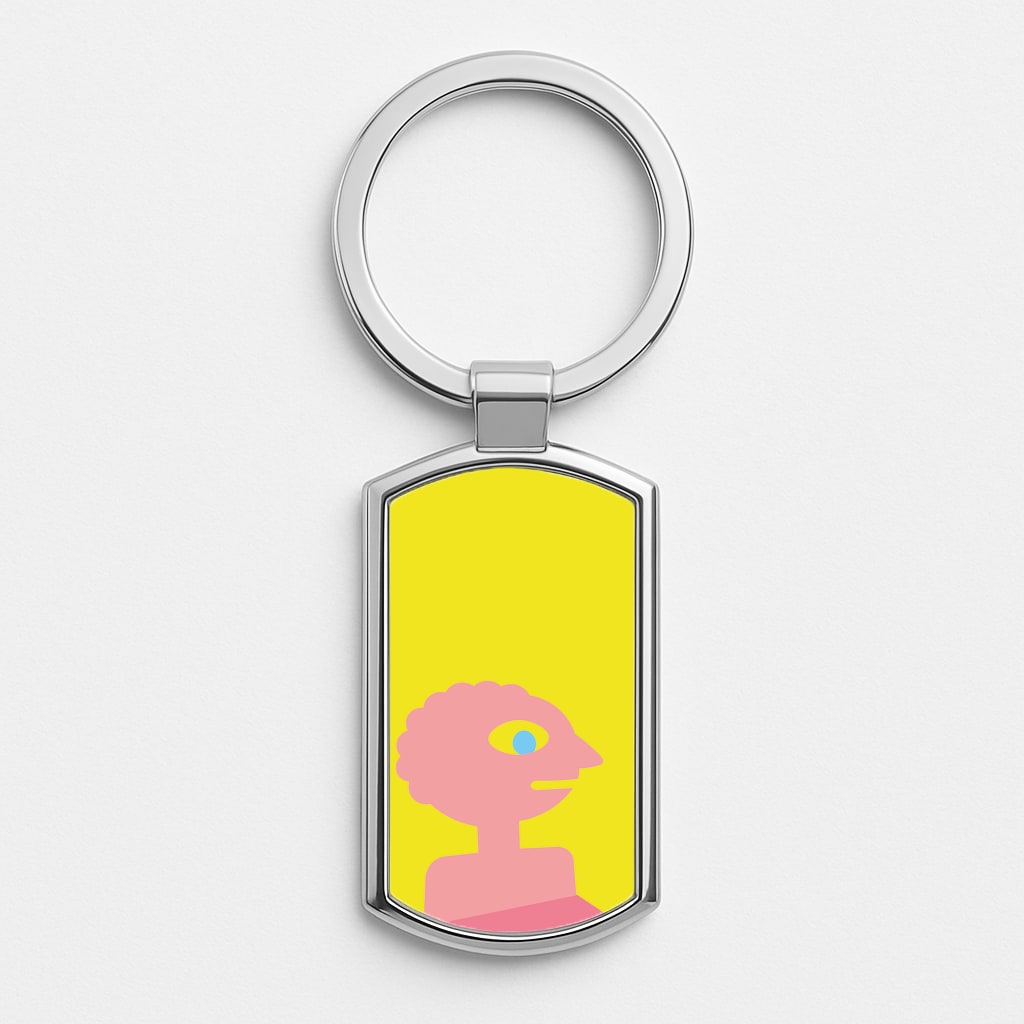 Prismo Silver Keyring